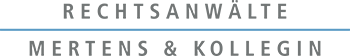 Rechtsanwälte Mertens & Kollegin Logo